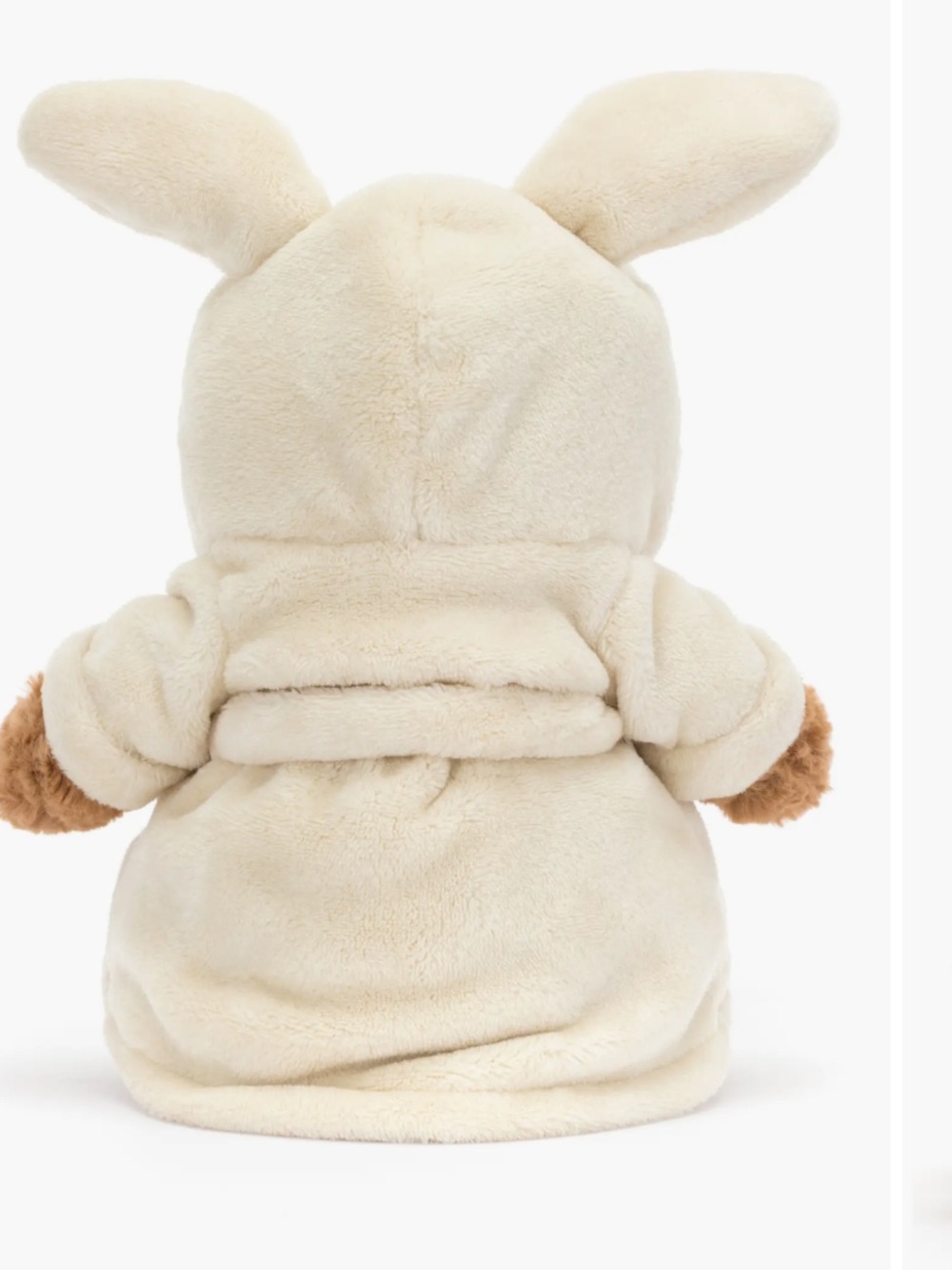 Jellycat Bartholomew Brown Bear in Cream Hooded Bathrobe Plush - Picture 2 of 10